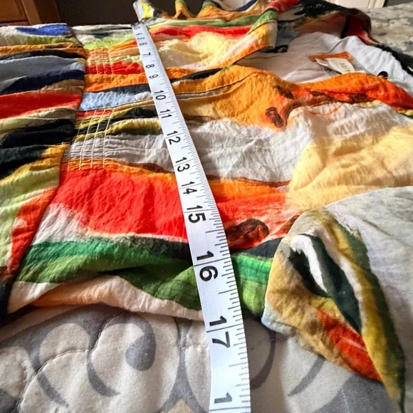 Anthropologie Maeve Suzannah Colorful Printed
V Neck Maxi Dress, small - Picture 9 of 11